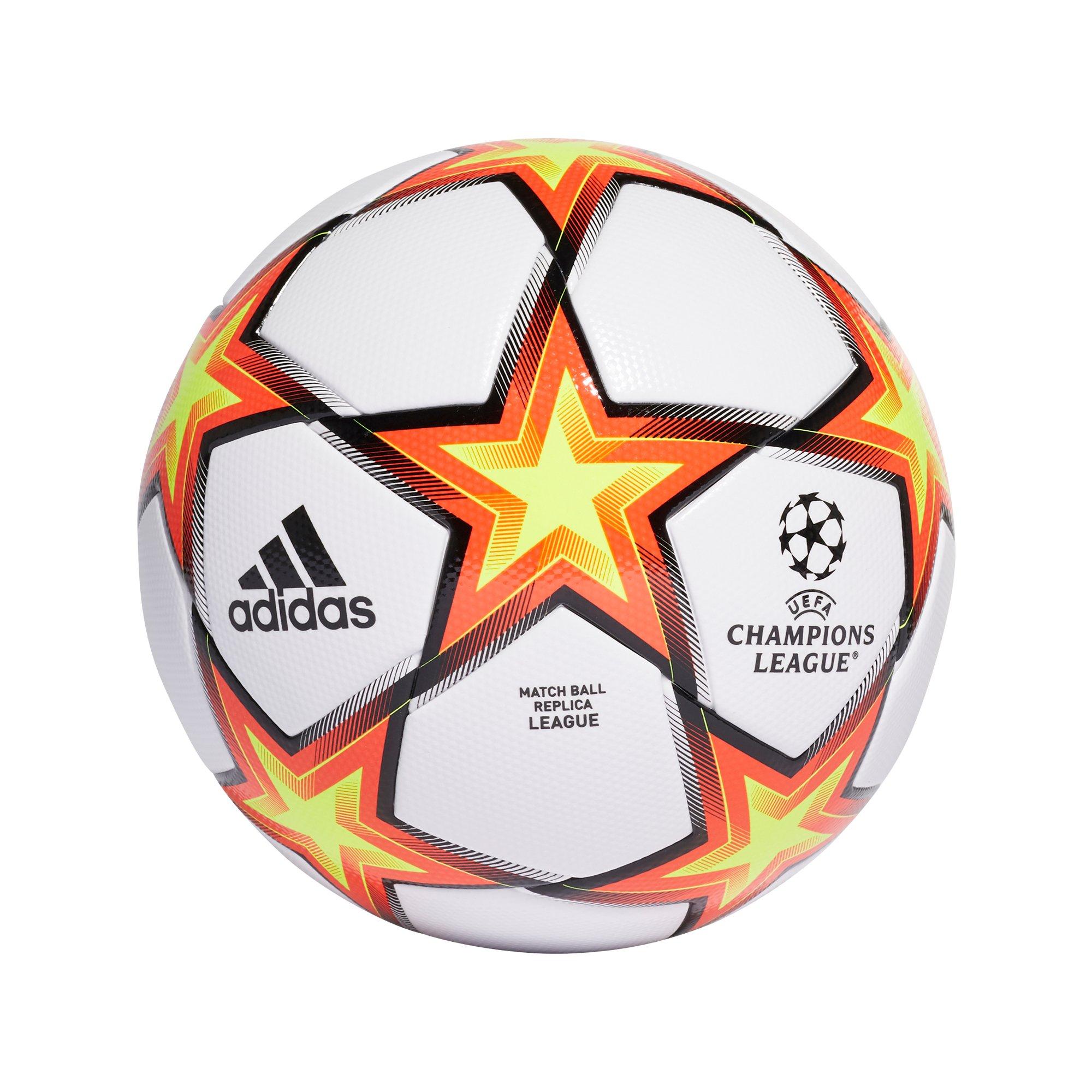 adidas Finale League Pyrostorm Soccer Ball - WHITE/BLACK